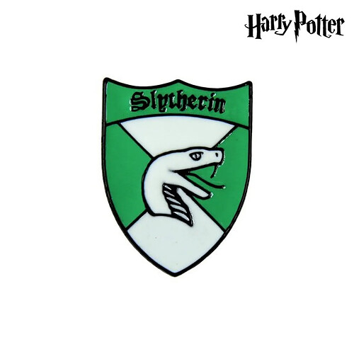 Broche Slytherin Harry Potter - Métal Vert