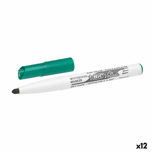 Feutres Bic Pocket Ronde Vert (12 Unités)