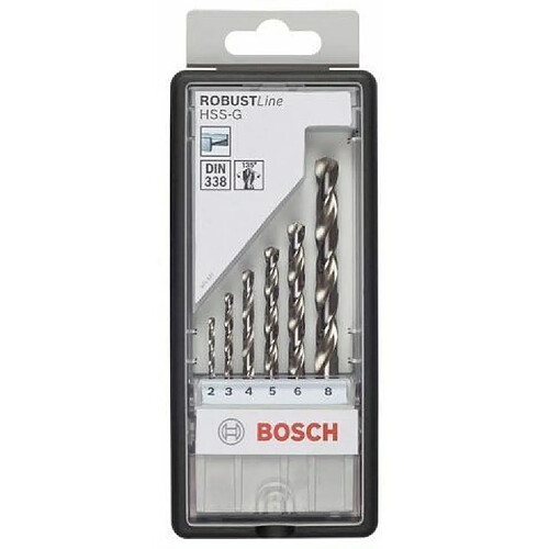 Bosch Coffret forets métal - 6 pièces