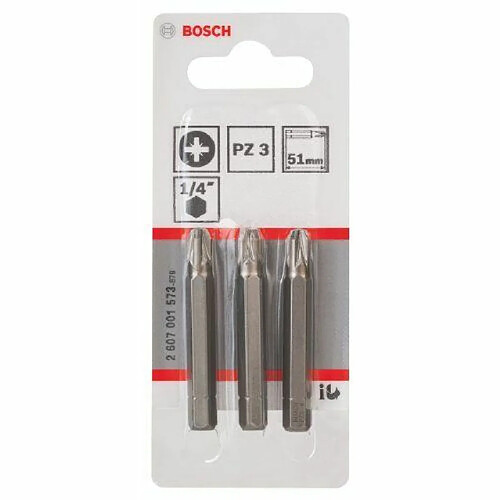 Bosch Embout de vissage PZ 3 - 51 mm