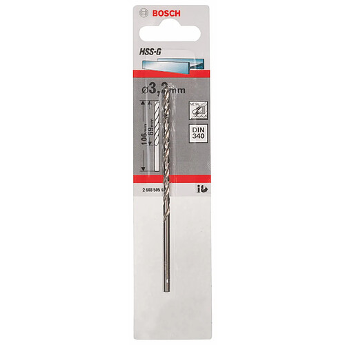Bosch Foret métal long HSS-G - 5 mm