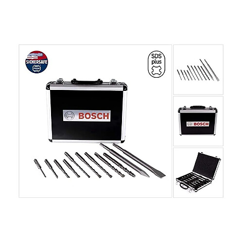 Bosch Coffret forets SDS-plus - 11 pièces