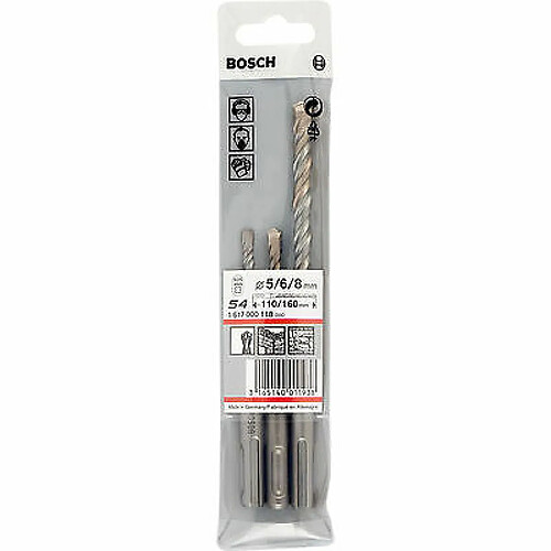 Bosch Set forets béton SDS-plus - 3 pièces