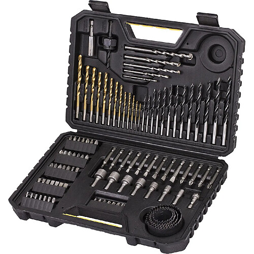 Stanley Coffret forets bois et embouts - 100 pièces