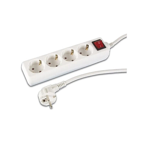 Perel Multiprise 4 Prises + Interrupteur