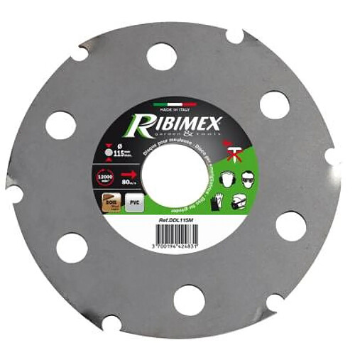 Ribimex Disque meuleuse bois – Ø115 mm