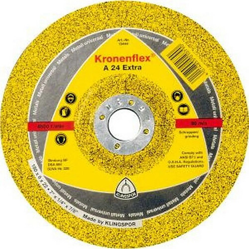 Klingspor disque à meuler acier - 115 x 6 mm