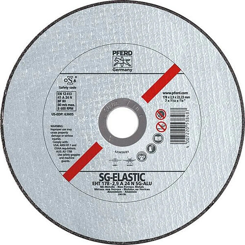 Pferd disque à tronçonner aluminium - 125 mm
