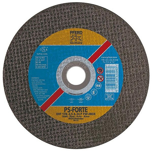 Pferd Disque à tronçonner inox - 125 mm
