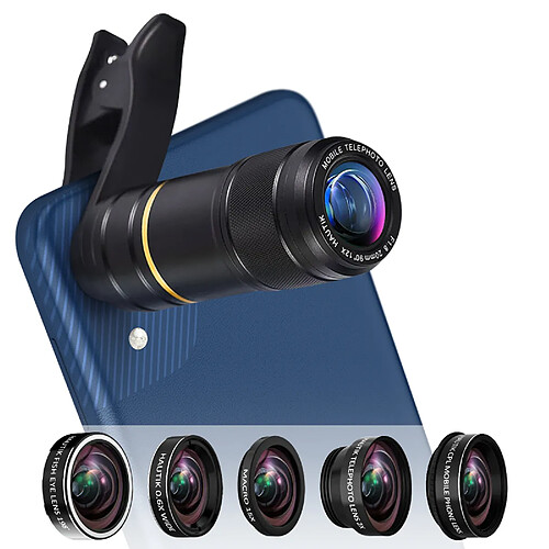 Avizar Kit Objectif Universel Smartphone - 5 en 1