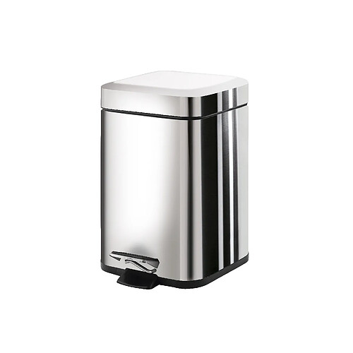 Kiamami Valentina Poubelle carrée à pédale - 3L