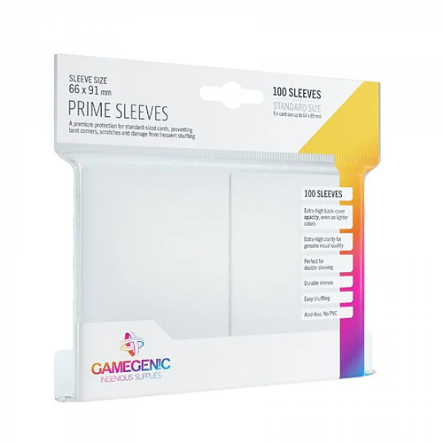 Gamegenic Pack Prime Sleeves Yellow