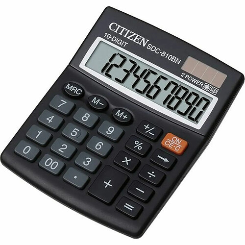 Citizen Calculatrice Noir 10 Chiffres