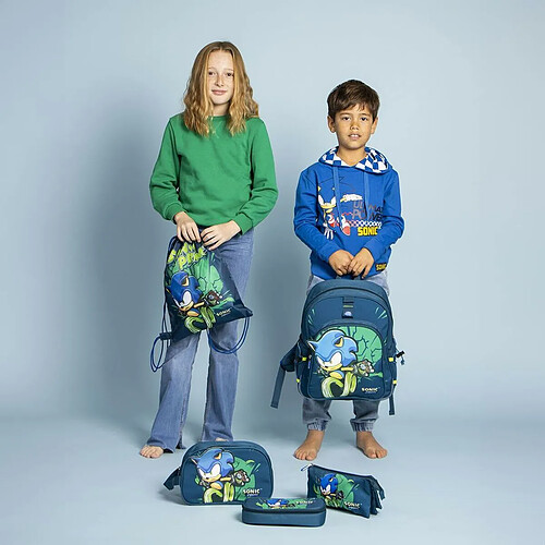 Sonic Trousse d'écolier Bleu foncé