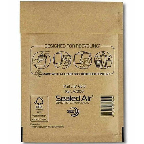 Enveloppes Fellowes 10 Unités - Marron/Beige