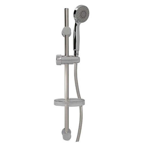Ensemble douche sur barre + porte savon + douchette 3 jets - 0342157 - Lisa - NICOLL