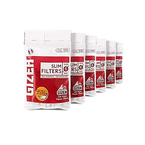 Gizeh Tubes Et Filtres 6 Filtres Gizeh Slim