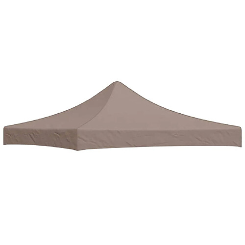vidaXL Toit de tente de réception 3x3 m - Taupe