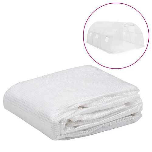 vidaXL Couverture de remplacement de serre 300x450x200 cm - Transparent