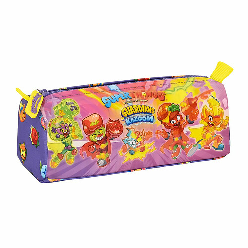 Trousse d'écolier SuperThings Guardians of Kazoom - Violet Jaune
