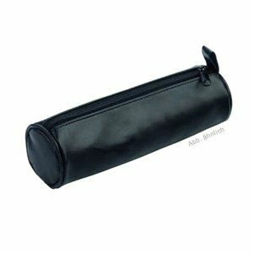 Trousse Souple en Cuir Noir