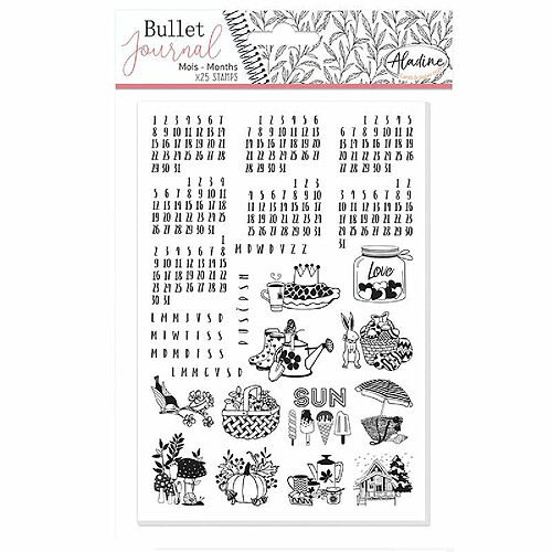 Aladine Tampons Mousse Agenda