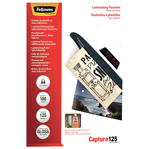 Fellowes Couvertures plastification A4