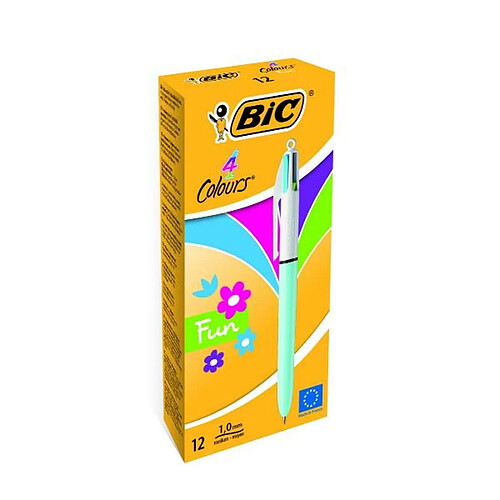 Bic 982870 - Stylo à encre liquide - Multi-couleur - 12 unités