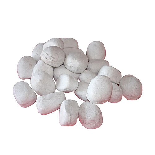 Purline Pierres décoratives Fibre céramique 24 pièces