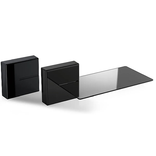 Meliconi étagère murale Ghostcubes Shelf - Noir