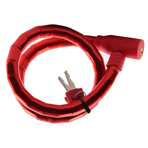 Dunlop Antivol clé vélo Rouge