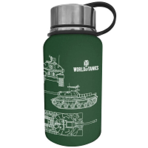 World of Tanks Thermos 650ml Vert