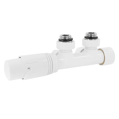 LuxeBath Thermostat Kit Raccord Blanc