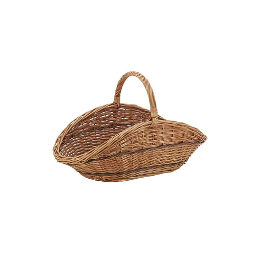 Aubry Gaspard Panier à bûches - Osier buff