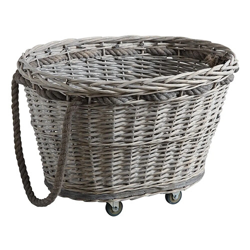 AUBRY GASPARD Chariot à bûches - Éclisse grise