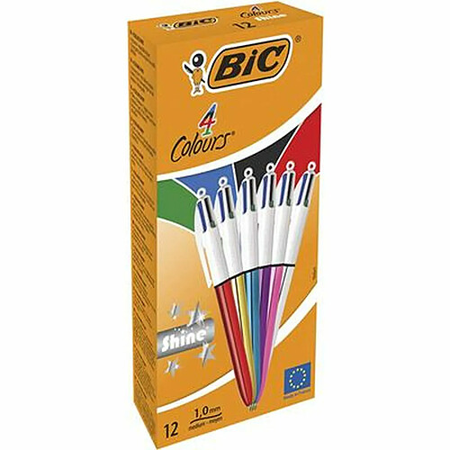 Bic Stylos Shine Silver - Multicouleur
