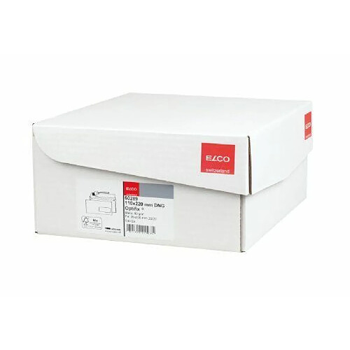 Elco Boîte Enveloppes C5/6 Avec Fenêtre - 500