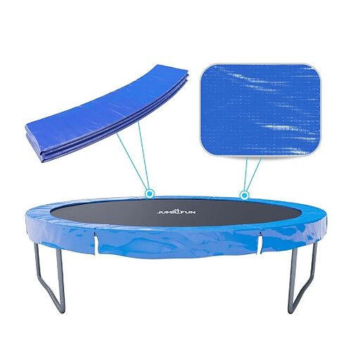 Coussin de protection réversible pour Trampoline - JUMP4FUN - ø 14Ft Coussin de protection réversible pour Trampoline - JUMP4FUN - ø 14Ft