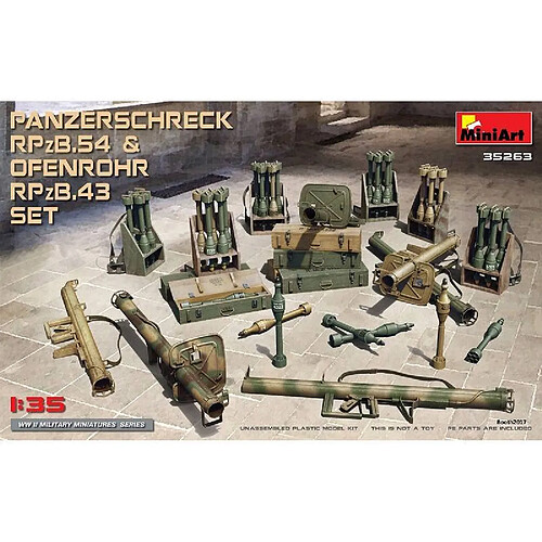 Mini art Maquette Panzerschreck & Ofenrohr - 1/35