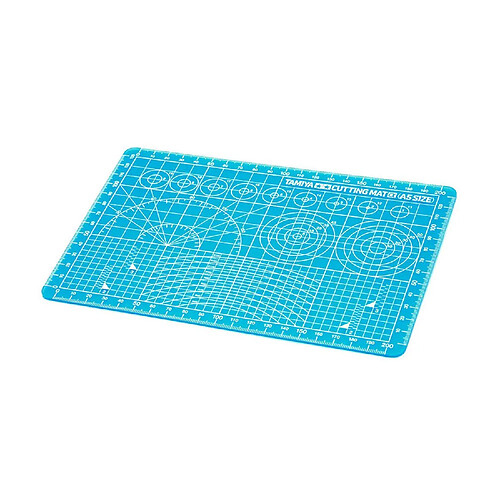 Tamiya Tapis de coupe maquette A5 - Bleu