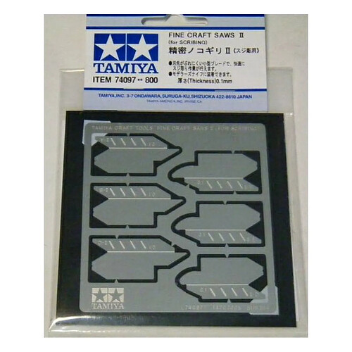 Tamiya Scies fines à détourer - 0,1 mm