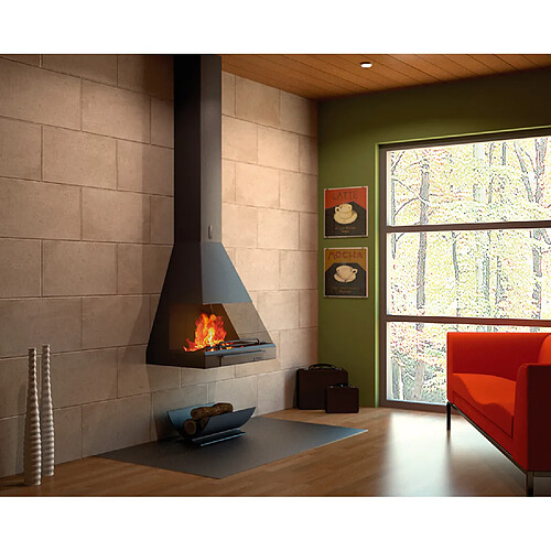 FOCGRUP FIVE - Cheminée suspendue 12kW