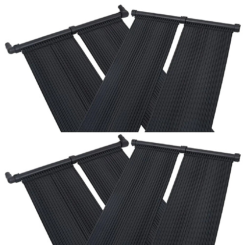 vidaXL - Panneaux solaires piscine 4 pcs 80x310 cm
