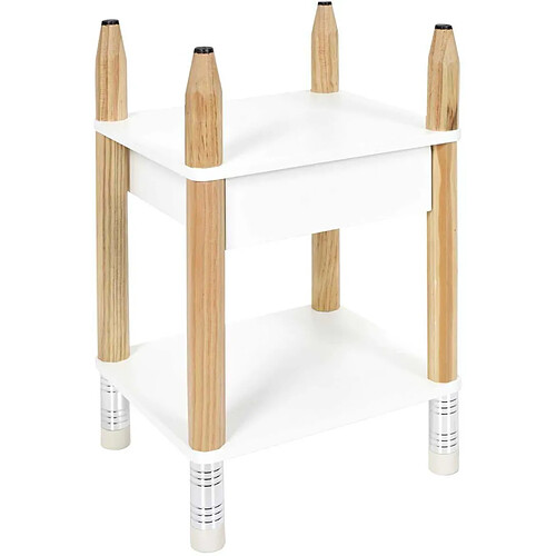 The home deco kids table de chevet enfant - Beige