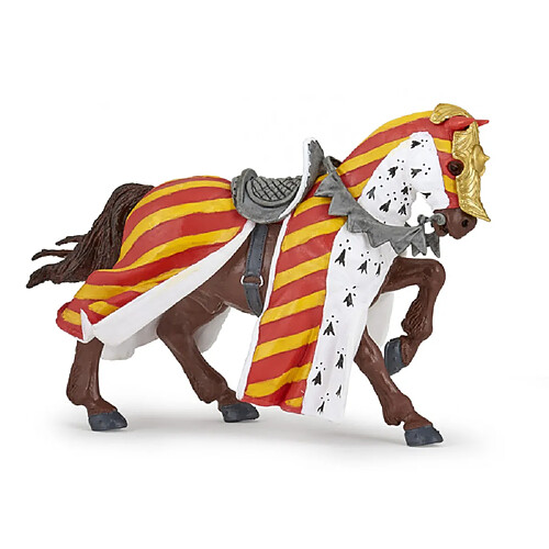 Papo figurine cheval de tournoi