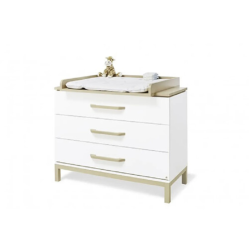 Pinolino Table à langer avec rangements - Blanc