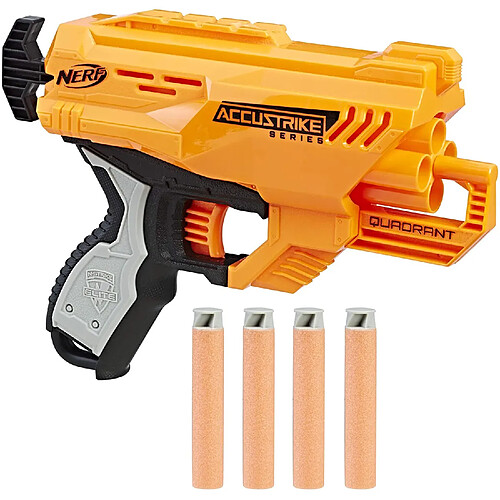 Nerf pistolet AccuStrike Quadrant - Orange