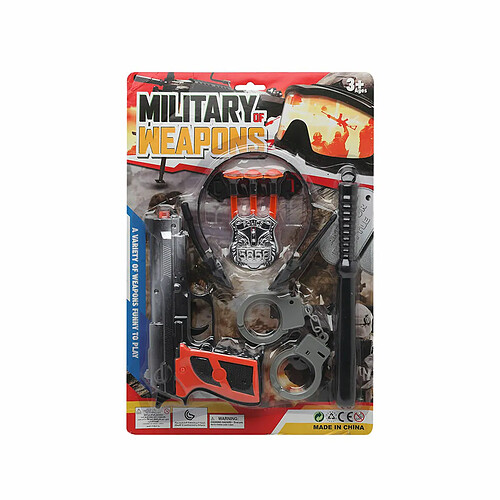 Bigbuy Pistolet à fléchettes - Noir