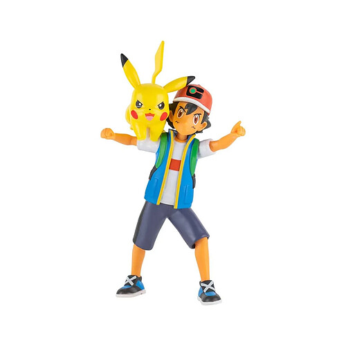 Jazwares figurines Pokémon Ash & Pikachu