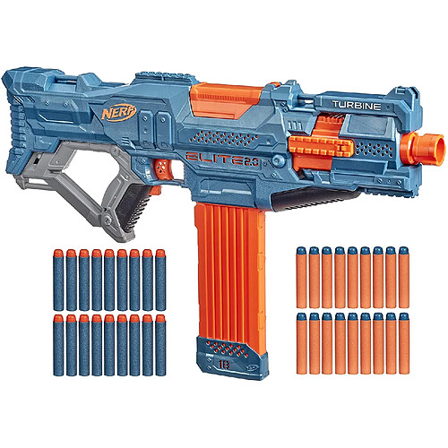 Nerf Elite 2.0 Turbine CS-18 - Bleu
